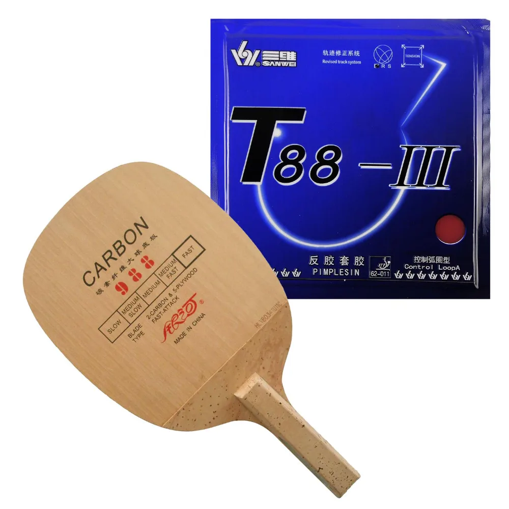 

Pro Combo Racket Galaxy YINHE 988 Blade with Sanwei T88-III Rubber JS