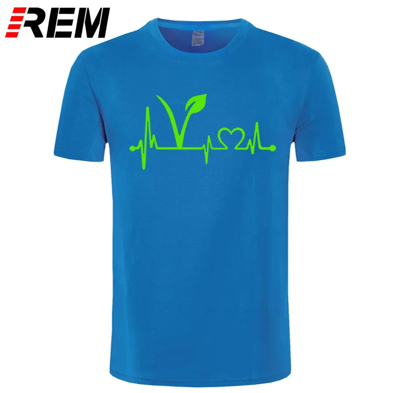 REM Vegan Vegetarian Heartbeat Lifeline T Shirt HIP HOP T-Shirt Brand Cotton Men Clothing Male Loose T Shirt REM Vegan Vegetarian Heartbeat Lifeline T Shirt HIP HOP T-Shirt Brand Cotton Men Clothing Male Loose T Shirt