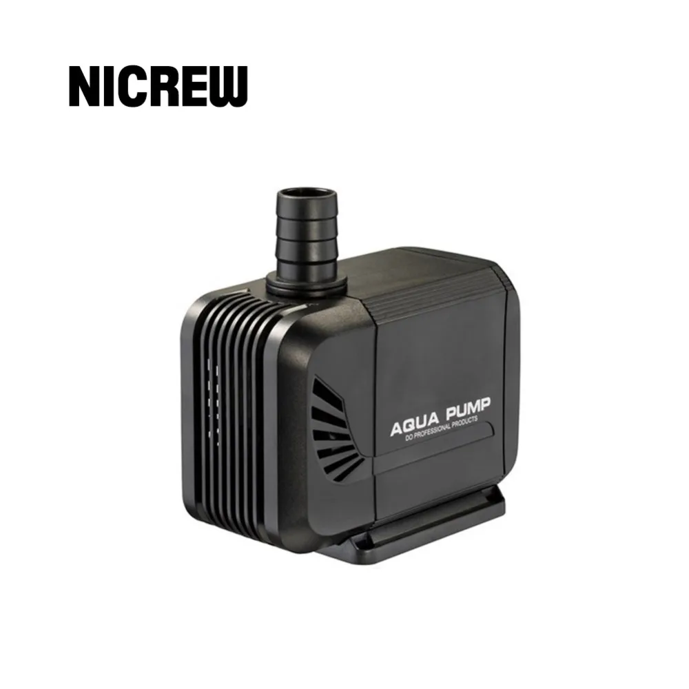 Nicrew 220 240V 15/35/40 Вт водяной насос Водонепроницаемый погружной Аквариум Пруд