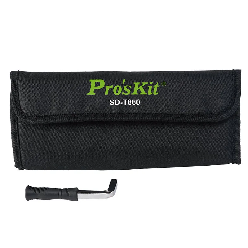 Pro'skit SD-T860 12 шт. VDE крутящий момент отвертка Набор для контролируемого крепления на живом кабеле или запчасти до 1000 В переменного тока