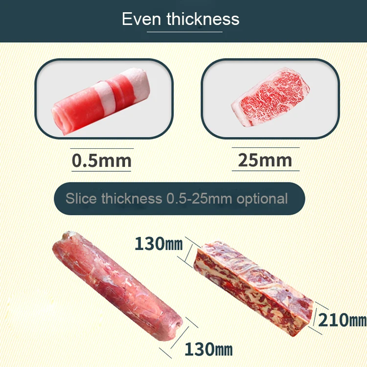 Коммерческая замороженное мясо слайсер дома замороженное резак для мяса машина с одним рулоном