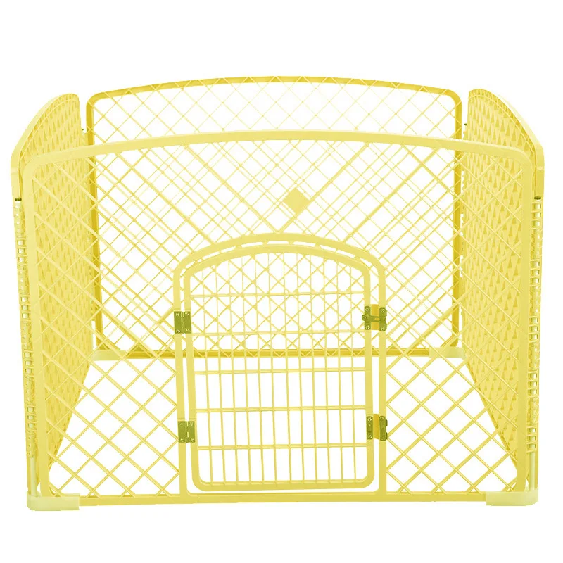 

100x100x75cm big size fence Golden Hair Alaska Demu pink blue yellow dog cat fence strong dog cage fence with door