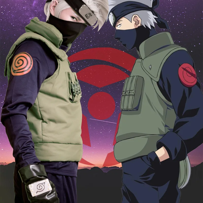 

Athemis Anime cosplay Naruto Cosplay Costumes Hatake Kakashi Clothes high quality set custom made size