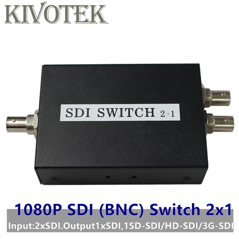 T SDI Switch 3GHDSDI 2x1 Switcher with BNC Female Support 1080P Distribution Extender for Projector Monitor Camera Free Shipping (11)