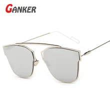 2016 New Women Cat Eye Sunglasses Metal Frame Anti-Reflective UV400 Sun Glasses Brand Designer Eyewear Gafas De Sol Feminino