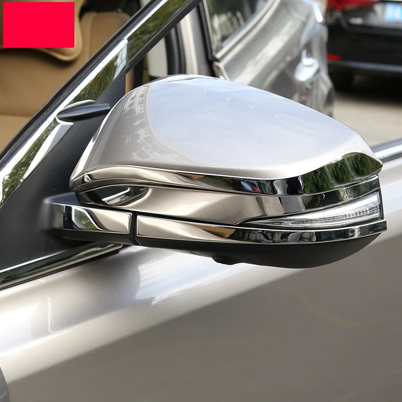 

lsrtw2017 stainless steel car rearview trims for toyota rav4 2012 2013 2014 2015 2016 2017 2018 xa40