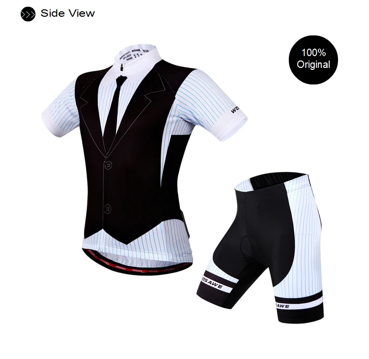 WOSAWE велосипедные Короткие рукава Джерси горный велосипед велосипедные наборы футболки для горного велосипеда 3D гель шорты для велоезды с вставками горные одежды