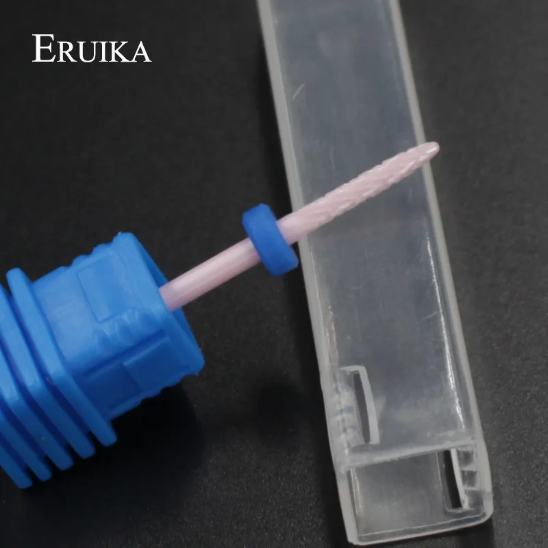 ERUIKA 1 шт. розовый Средний керамическая заусенцев ногтей сверло Mills режущей