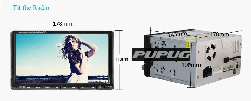 Perfect Quad Core Android 5.1 Car Multimedia DVD gps Player Car PC Tablet Double 2 din 7inch GPS Navigation Car Stereo Radio Bluetooth 30