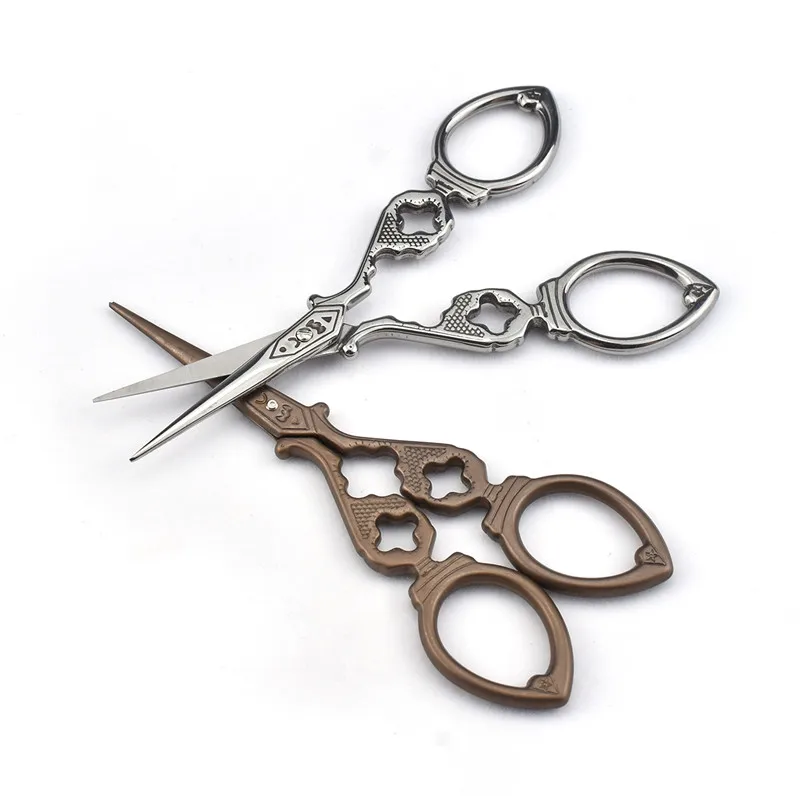 Looen Retro Classic Cross Stitch Scissors Embroidery Sewing Tools Women Handicraft DIY Home Tool Tailor Scissor  (4)