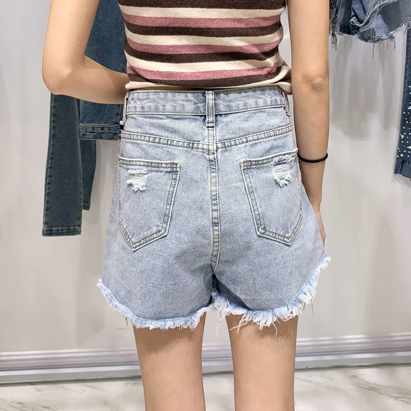 Bumpercrop джинсы с бахромой шорты женские shein байкерские высокие уличные ПВХ