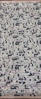 

fashionable tulle embroidery french net lace fabric Jolin-8.6408 with beads for party dress