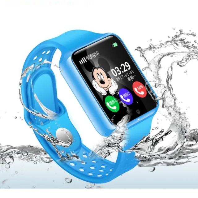 GPS Baby Smart Watch for Kids Boy Girl Apple Android Smartwatch Support