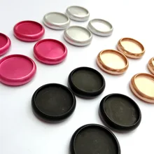 6 шт. 24 мм внешний диаметр алюминиевый переплет кольцо диск свободное кольцо около рулон Грибное отверстие внутренние книги школьные офисные принадлежности