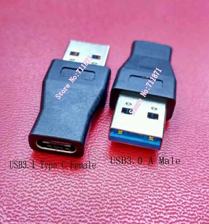 

USB3.0 Male USB3.1 Type C Female connector Type C Female USB3 Adapter USB3.1 Female USB3.0 Male connector USB 3.0 USB3.1 Adapter
