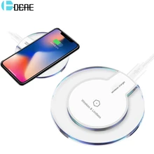 Беспроводное зарядное устройство DCAE Qi для iPhone Xs Max Xr X 8 Plus samsung S9 S8 S7 быстрая Беспроводная зарядная площадка USB зарядное устройство для Xiaomi Mix 2s