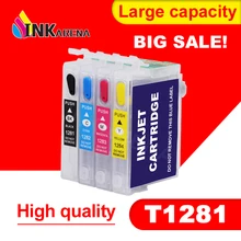 

T1281 Refillable Ink Cartridge For Epson S22 SX125 SX130 SX235W SX420W SX440W SX430W SX425W SX435W SX438 SX445W BX305F SX230