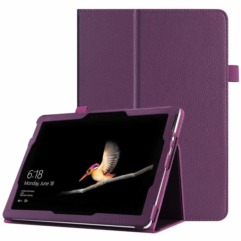 Custodia Per Microsoft Surface Go Vista Multi-Angolo Portfolio Cover Fit Surface Go Tablet Da 10 Pollici 2018, Compatibile Con Tastiera Di Tipo Cover
