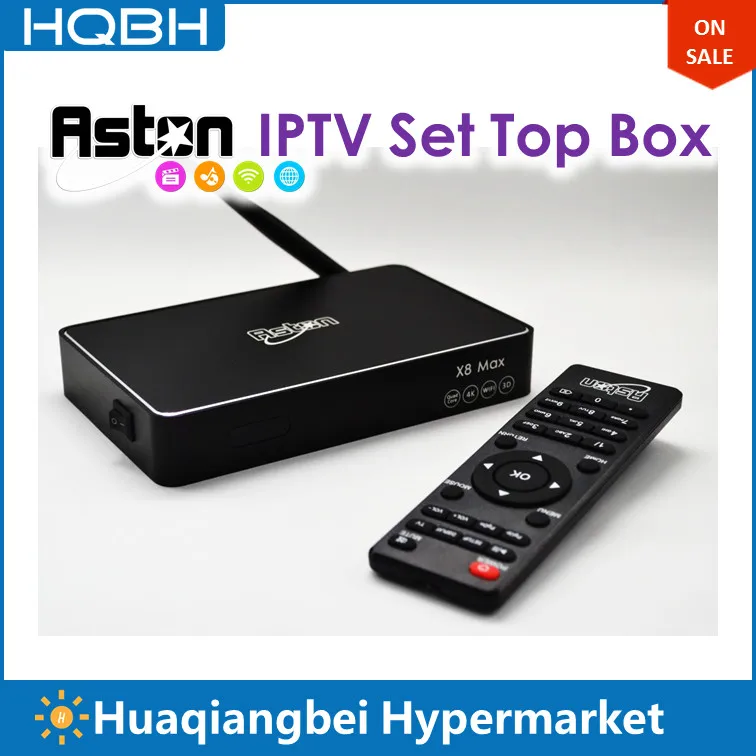 Aston Android IPTV Set Top Box MYIPTV/88TV/HDTVin Settop Boxes from