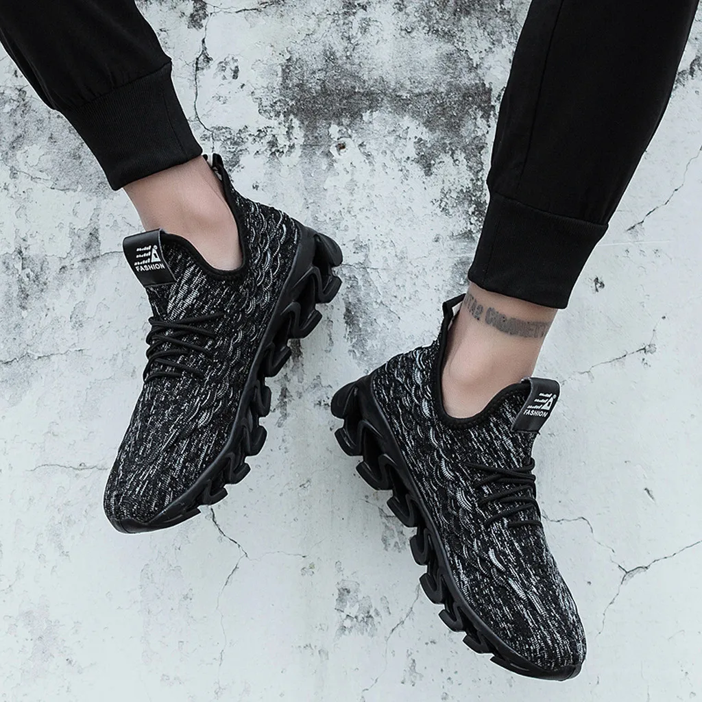 

Men Breathable Running Shoes Fashion Braided Line Wear-Resistant Bottom Sneakers Plus Big Size Slip On Spring Autumn Shoes#es