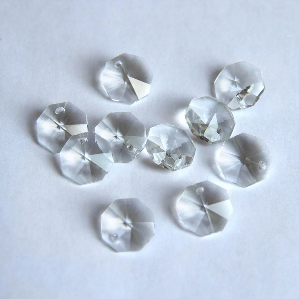 

2000pcs/Lot , 14mm Octagon Crystal Beads With One Hole For Crystal Jewelry Beads