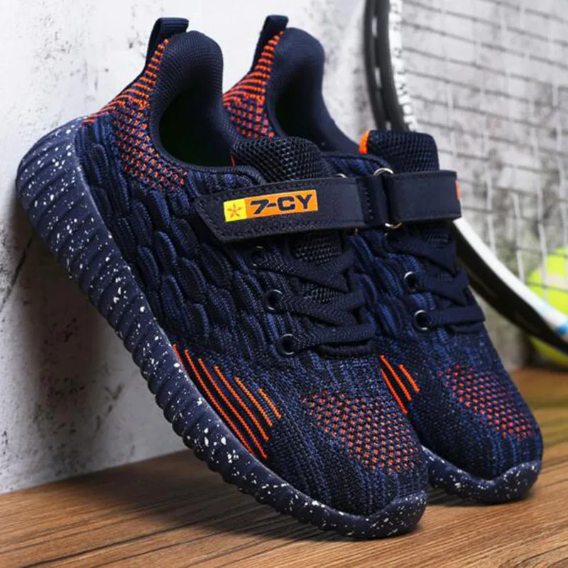 

Sports Running Children Boys' Girls' Flats Single Shoes Anti-slippery Hard-wearing Mixed Color Comfortable Hook Loop Kids Shoes