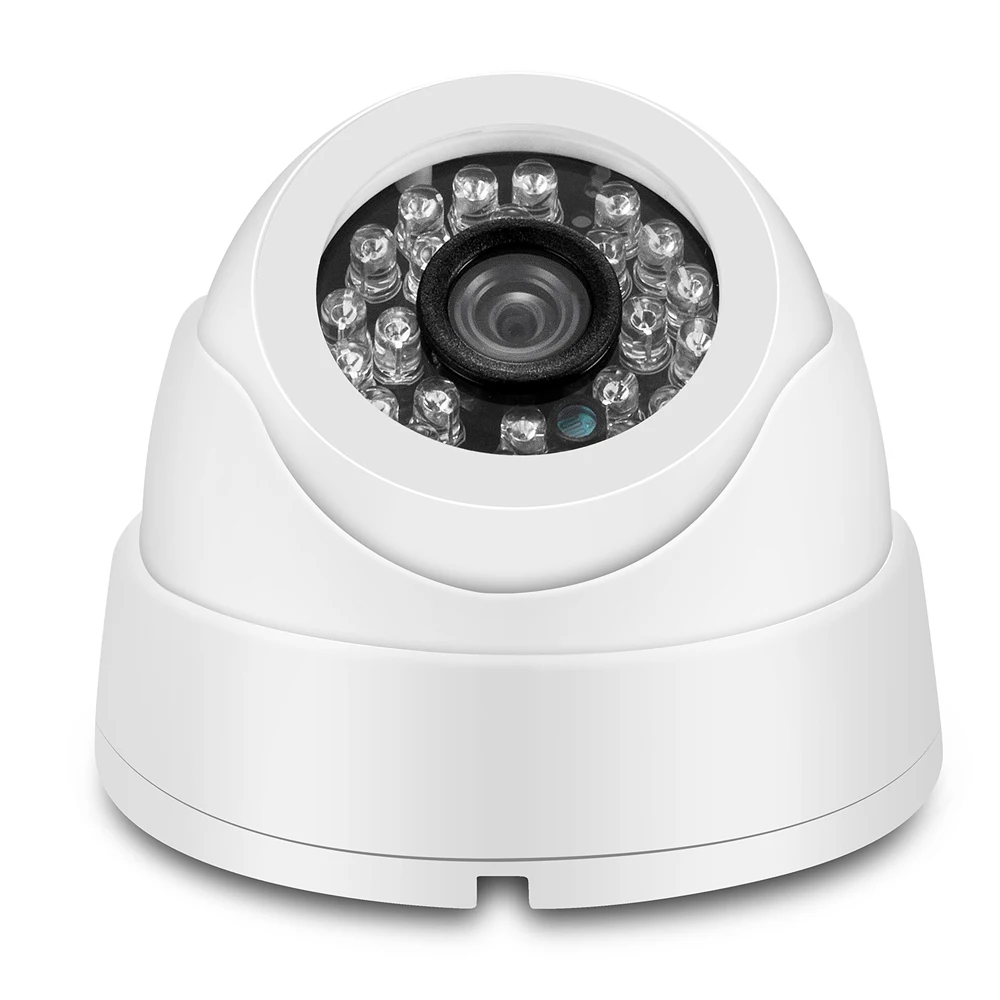 DC 5 В 2A слот для карты SD аудио IP Камера Беспроводной закрытый купола с встроенным
