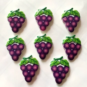 

Diy 20pcs 21mm* 16MM grape cutting and cutting children early education resin crafts buttons Jewelry accessories -A739