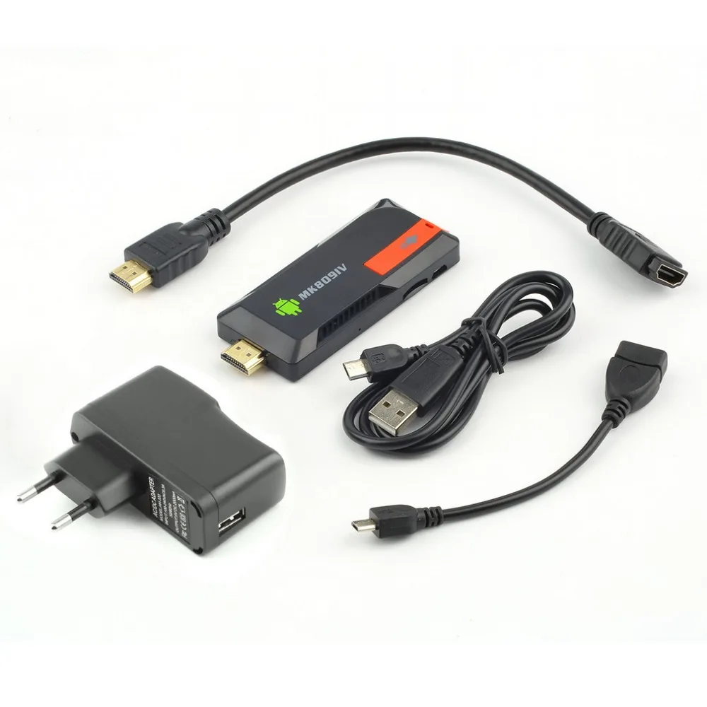 New MK809IV Smart TV 2GB 8GB Android TV Box Wireless Dongle Android Mini PC Quad Core RK3188T WIFI Bluetooth TV Game Stick