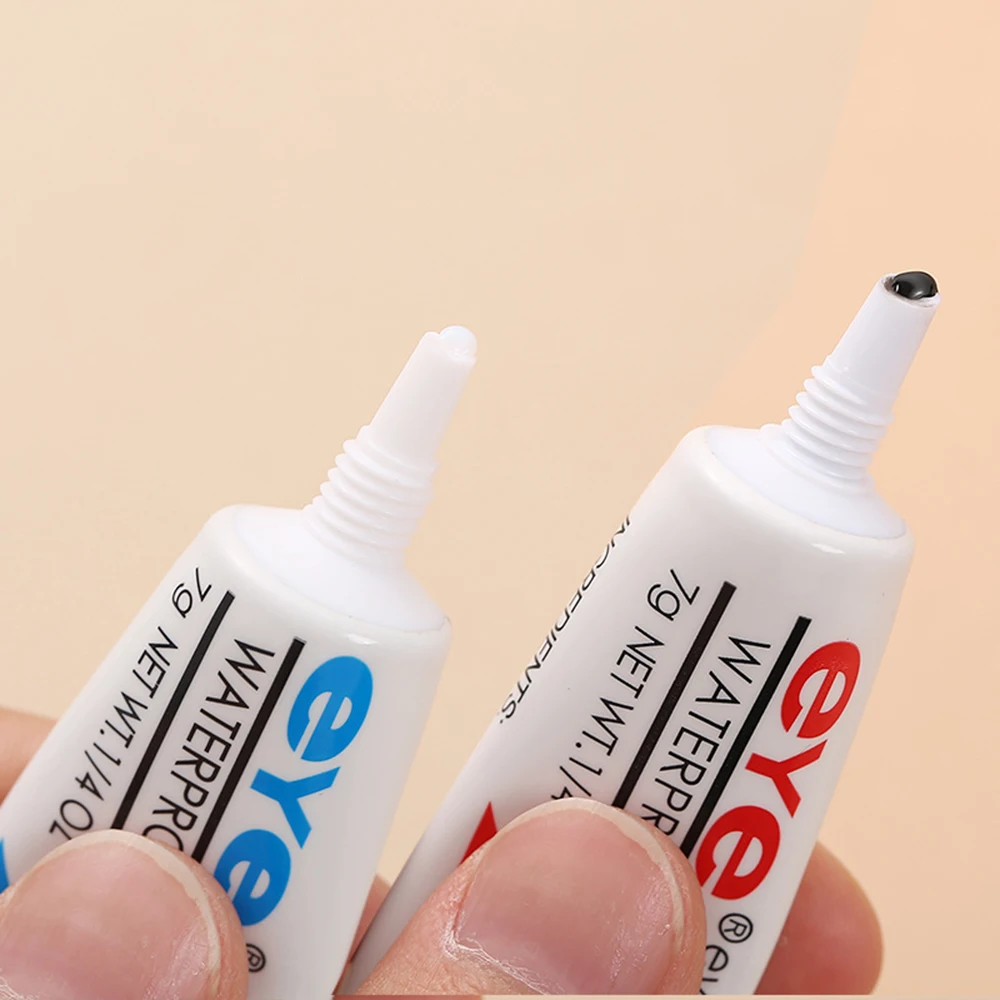 

Maquiagem 2 Types 7g Fake Eyelash Glue Adhesive Strong Clear/Black Waterproof False Lash Adhesive Eyelash Extend Supplies TSLM2