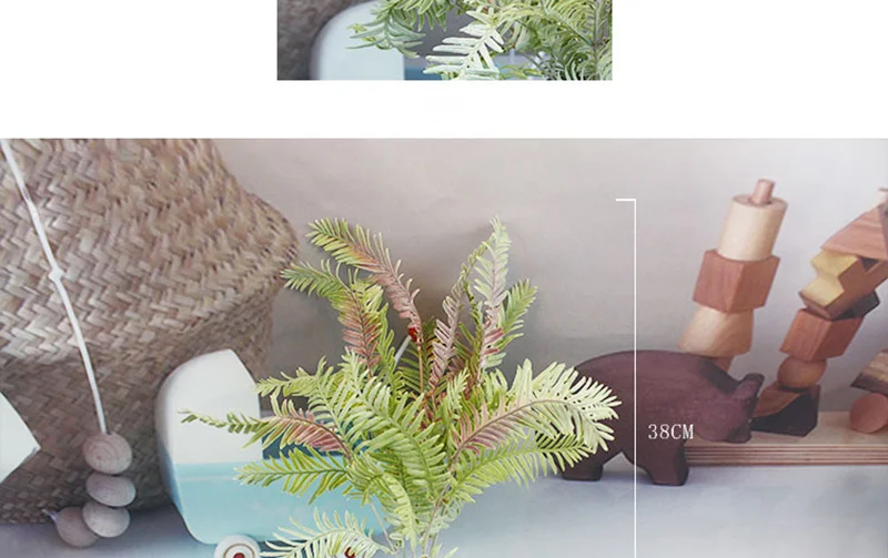 Искусственный персидский лист растения поддельные реалистичные Пластиковые Свадебный фон декорации лисимачи папоротник Цветочный декор