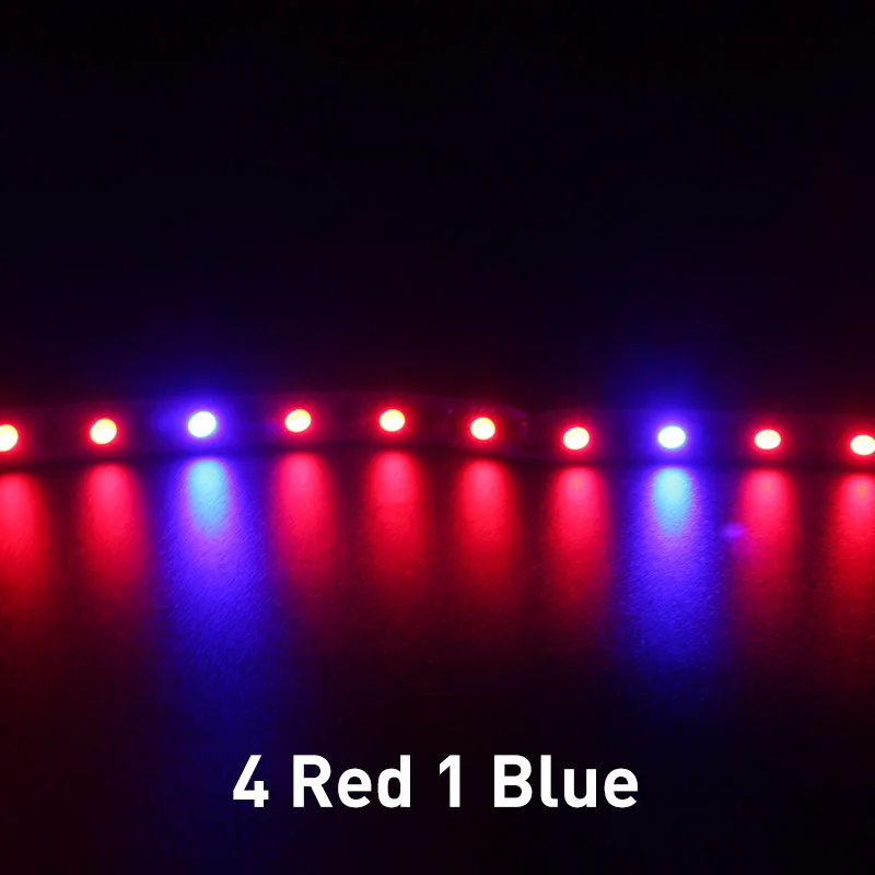 2 м 3 м 5 м светодиодный Светодиодный светильник для выращивания SMD 5050 водонепроницаемый IP65 DC12V DIY лампы для выращивания растений в теплице - Испускаемый цвет: 4 Red 1 Blue