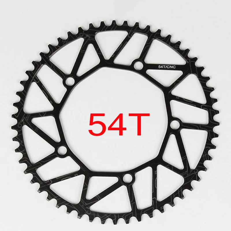 LITEPRO 130 BCD складное Велосипедное кольцо MTB 50T 52T 54T 56T 58T Велосипедное полое кольцо, велосипедное узкое широкое кольцо, болты - Цвет: 54T
