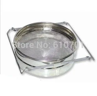 

Double Stainless Steel Honey Sieve / Strainer / Filter Beekeepers Equip 9.5" x 4