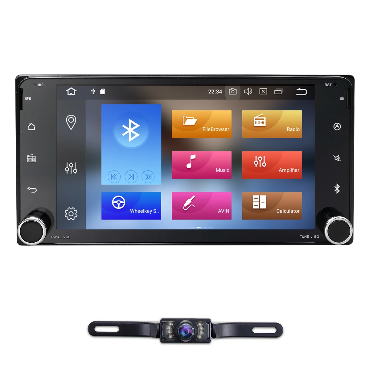 Clearance In stock Octa Core Car Universal radio For Toyota Corolla Camry 1024*600+wifi+SWC+BT RDS DAB+ OBD TPMS Free rear camera IGO map 3