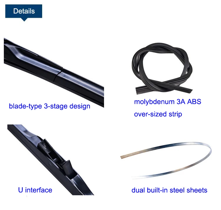 Щетка стеклоочистителя для Hyundai IX25 IX35 IX45 StantaFe Elantra Verna Sonata Sorento|car windshield wiper blade|windshield