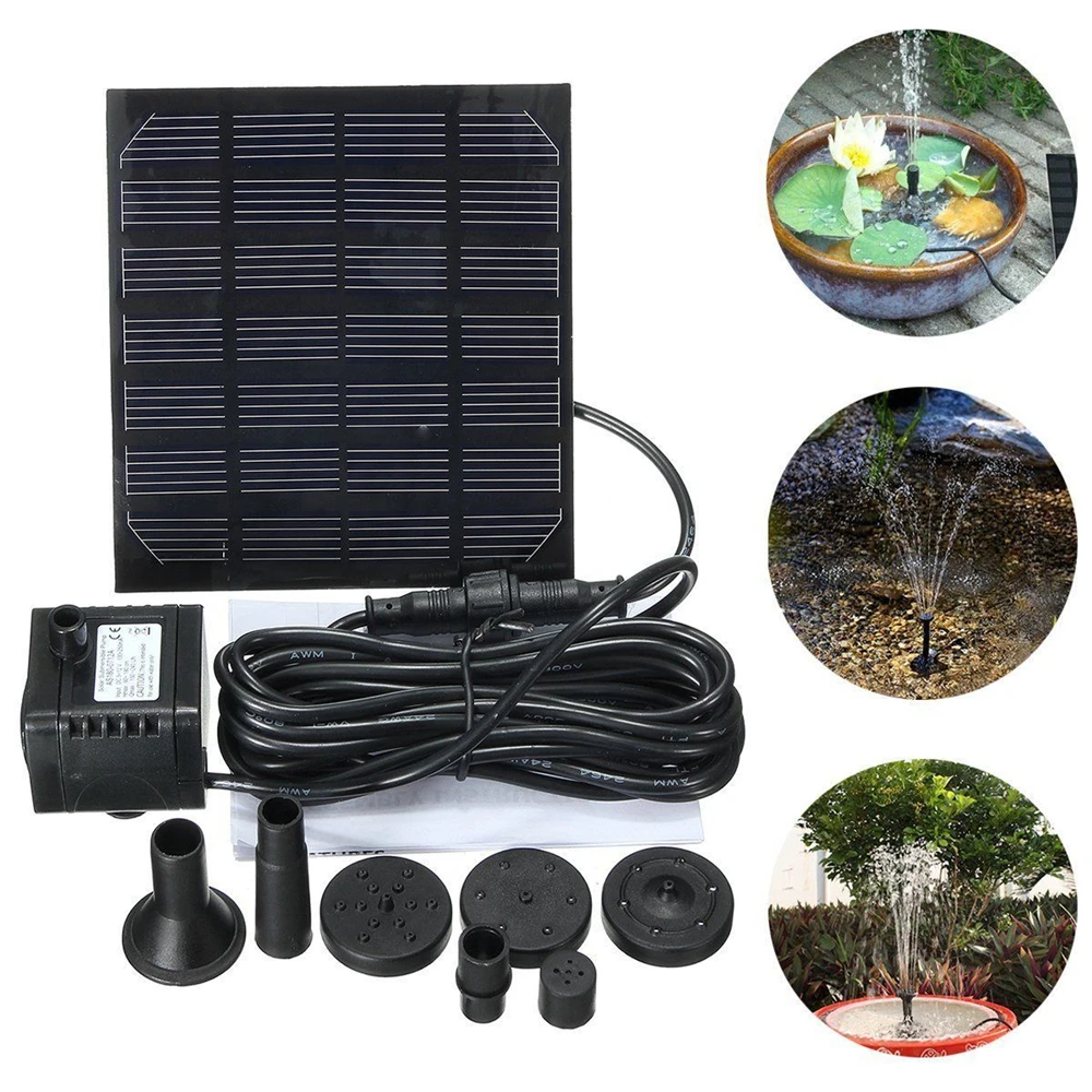 Solar Water Brushless Water Pump For Fountain Garden Small Type Solar