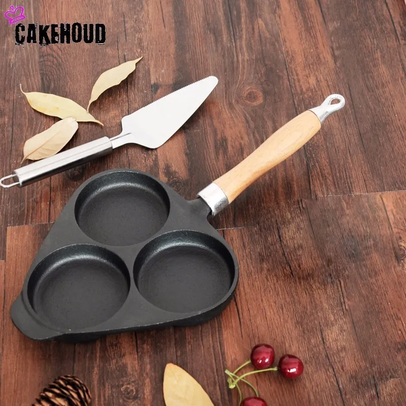 CAKEHOUD чугунный горшок для завтрака мини яйцо клецки углубление антипригарное