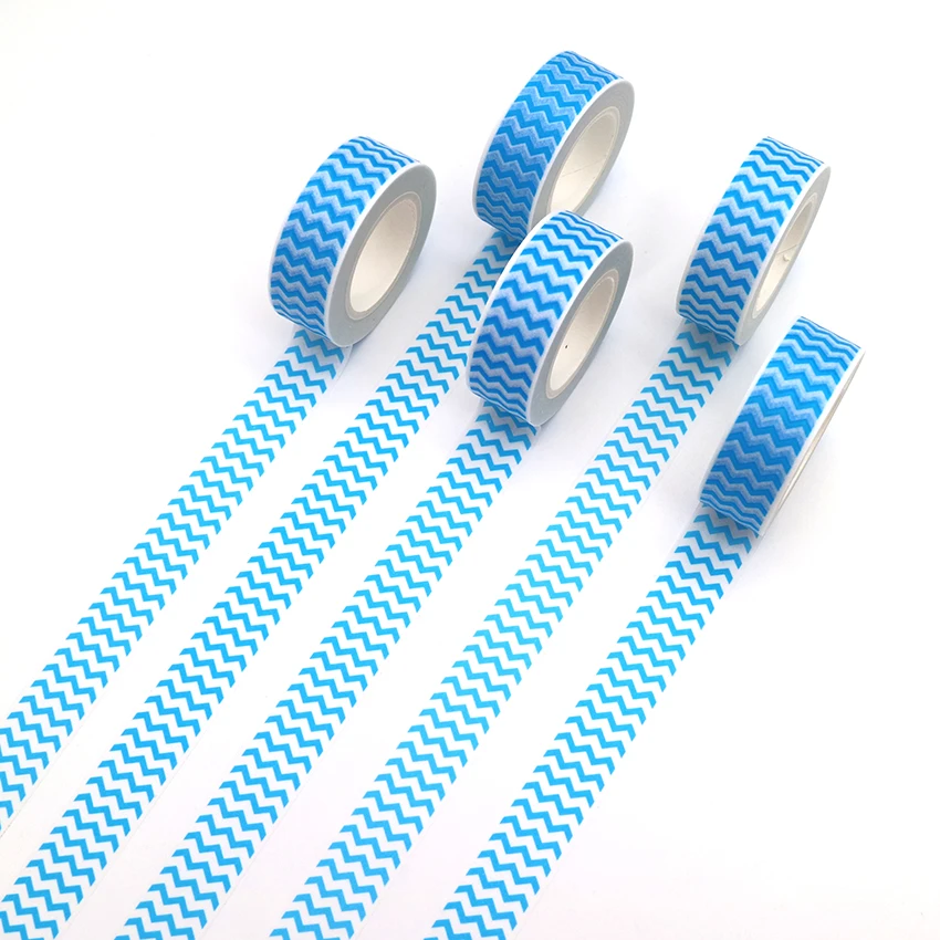 1 шт. декоративная лента Blue Waves Washi креативная бумажная малярная наклейка