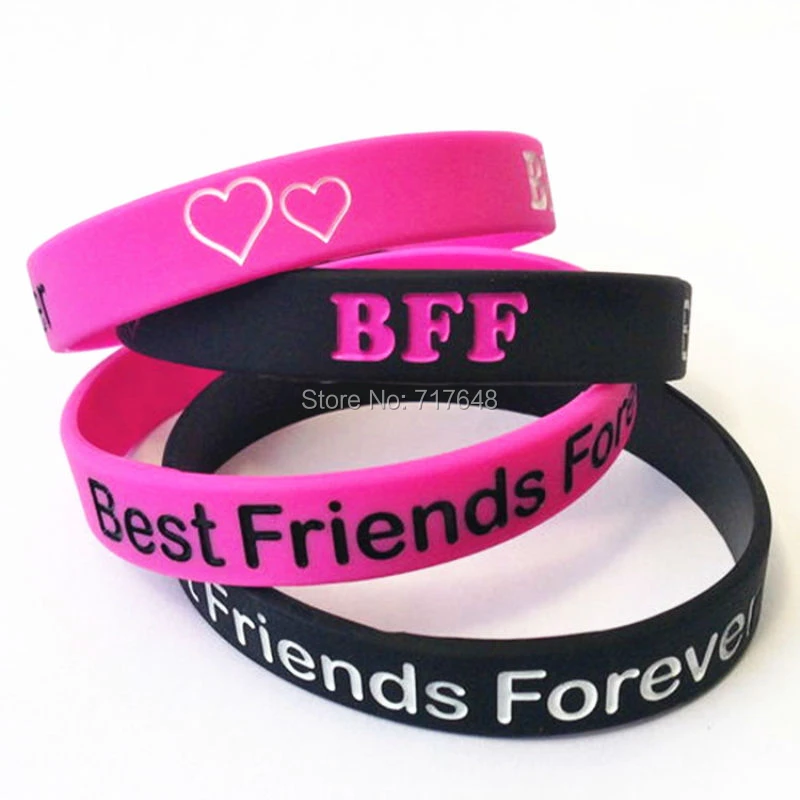 300pcs BFF Best Friends Forever Wristband Silicone Bracelets free shipping  by FEDEX|silicone bracelet|bracelet free shippingwristband silicone -  AliExpress