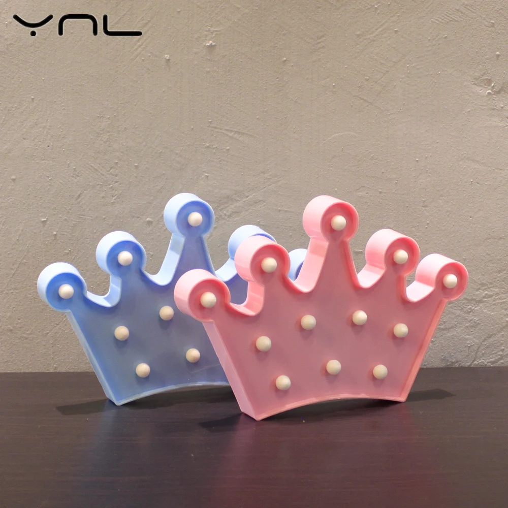 3D ночной Светильник милый фламинго корона дети кактус звезда облако Рождество