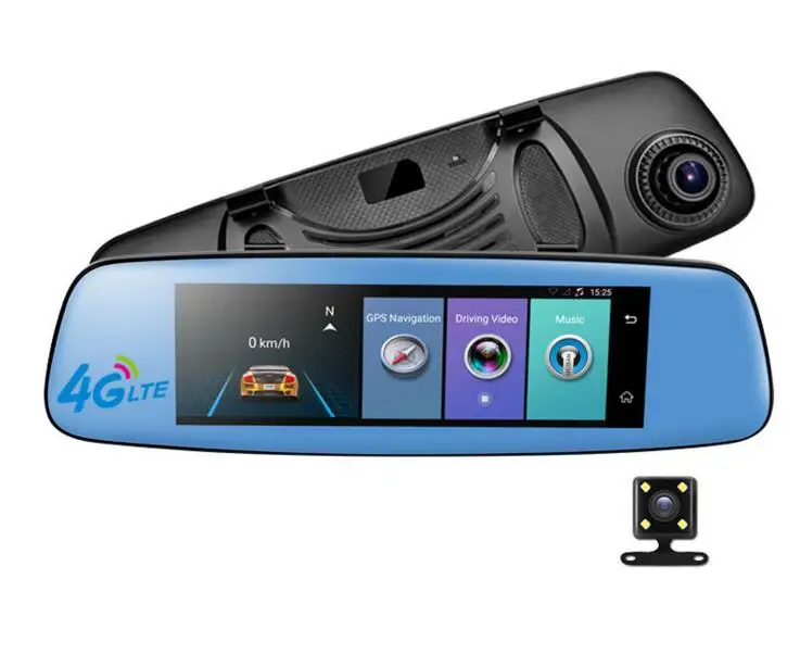 Зеркало заднего вида с двумя объективами 7 84 дюйма 1080P 4G Wi Fi ночное видение|car dvr video