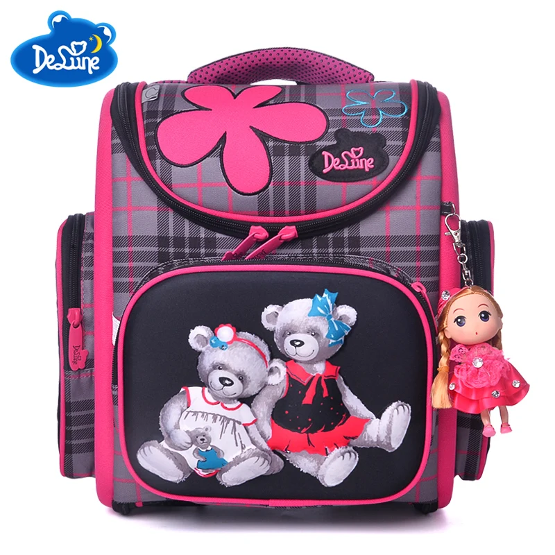 

Orthopedic Schoolbag Girls Backpacks For School Kids Rucksack Children School Cartoon Bag Dog Bear Knapsack Mochila Escolar