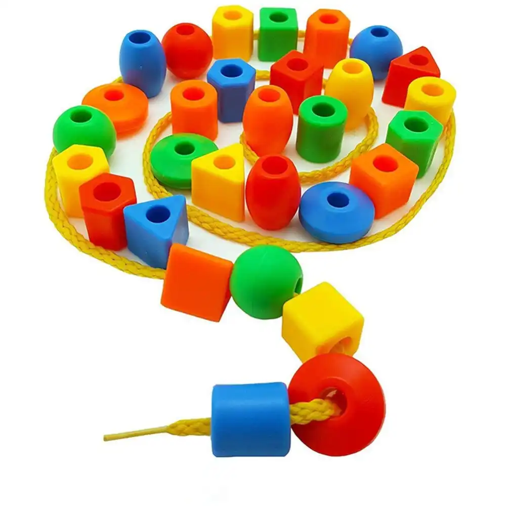 montessori threading toy
