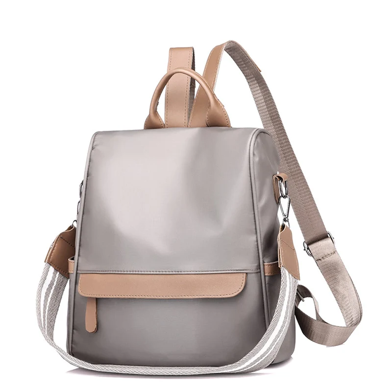 

2-Way Anti-Theft Waterproof Backpack Women Nylon Large Shoulder Bag Female Backpack Mochila Mujer Mochila Feminina
