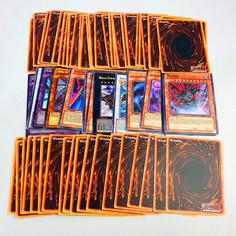 60pcs / set Rare Flash cards Yugioh Yu Gi Oh game paper cards children toys girl child collection Yu-Gi-Oh card