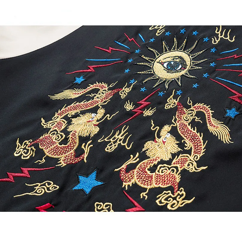 Zogaa Chinese Style Men Jacket Coat Dragon Embroidery Streetwear Men Jacket Coat Hip Hop Mens Bomber Jackets 2019 Autumn Jacket Zogaa Chinese Style Men Jacket Coat Dragon Embroidery Streetwear Men Jacket Coat Hip Hop Mens Bomber Jackets 2019 Autumn Jacket