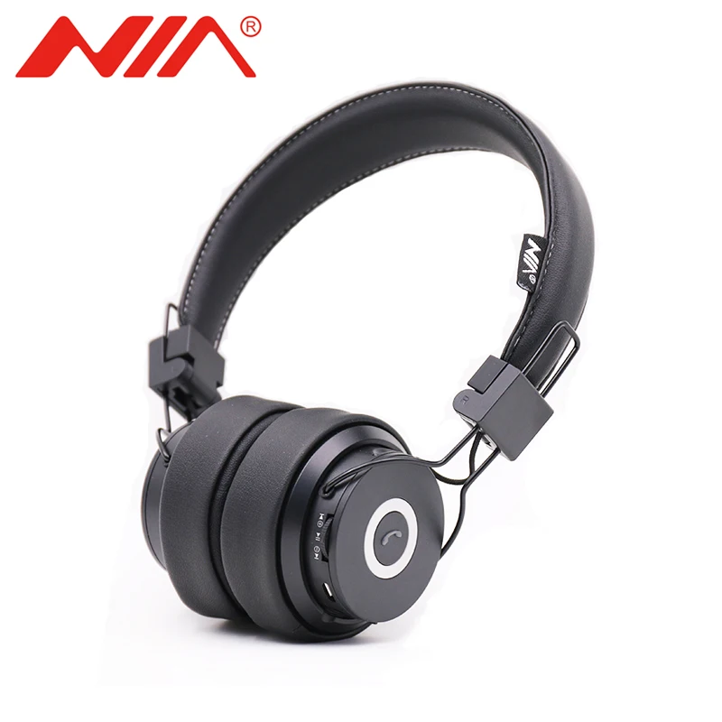 NIA X6 Беспроводной Bluetooth наушники с микрофоном стерео гарнитура Поддержка TF карты