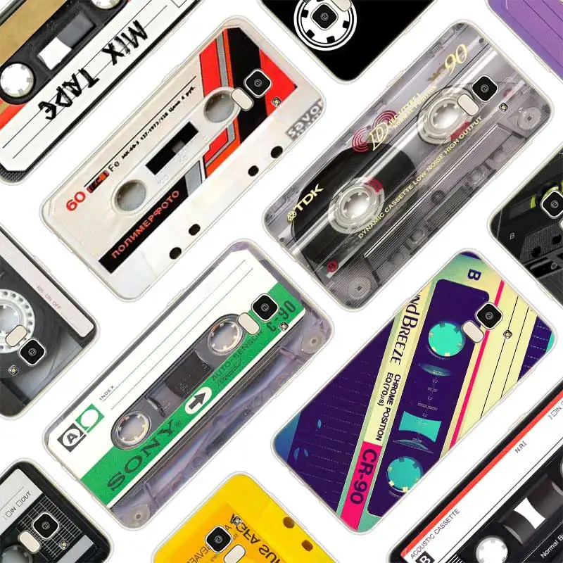 

Silicone Soft Phone Case Classical Old Cassette For Samsung Galaxy j8 j7 j6 j5 j4 j3 Prime Plus 2018 2017 2016