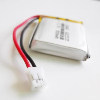 

3.7V 500mAh LiPo Rechargeable Battery with JST 2.0mm 2pin connector Lithium Polymer 602535 For Mp3 GPS bluetooth Camera watch